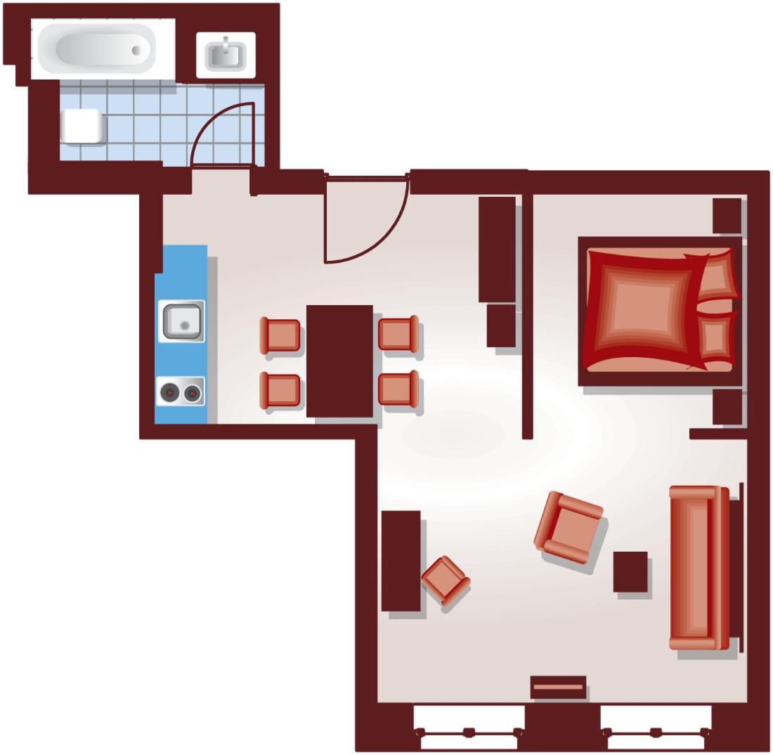 Apartmenthotel Quartier M Leipzig Chambre photo